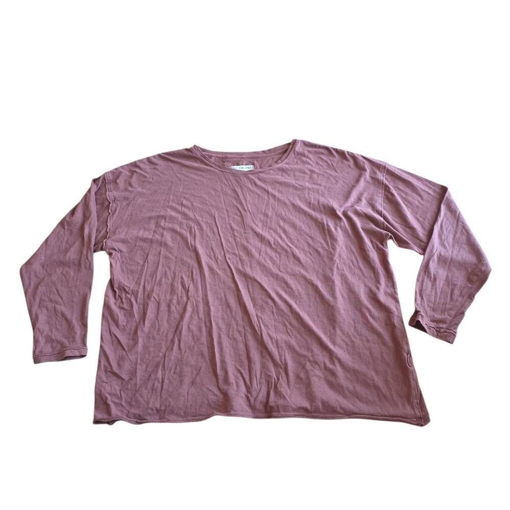Free people we the free womens Sz L brown long sleeve top